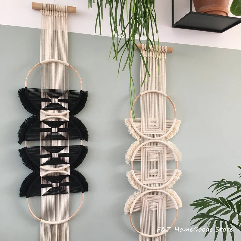 Round Cotton Macramé Wall Hanging | DailyEdge