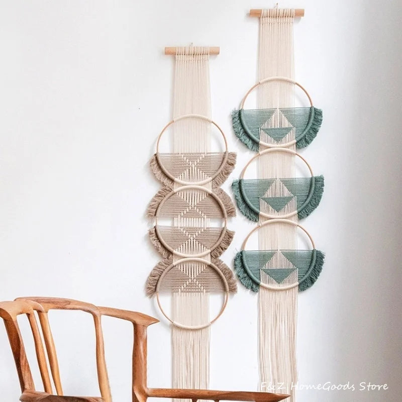 Round Cotton Macramé Wall Hanging | DailyEdge