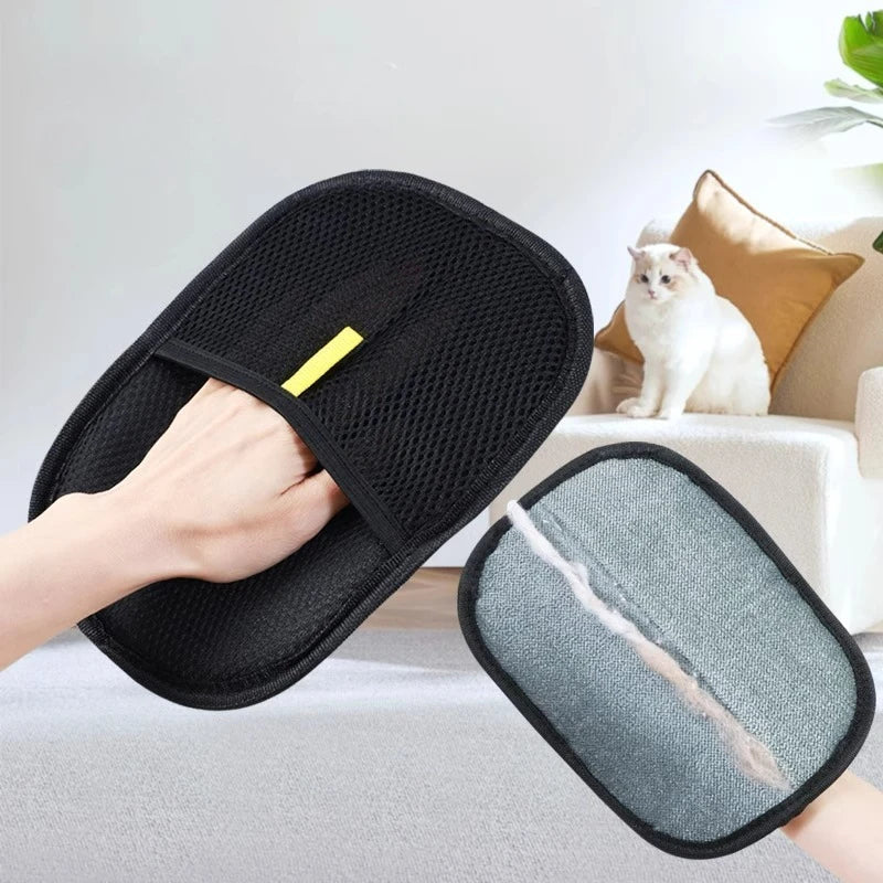 Pet Hair Remover Gloves – Portable Washable Dehairing Cleaning Gloves