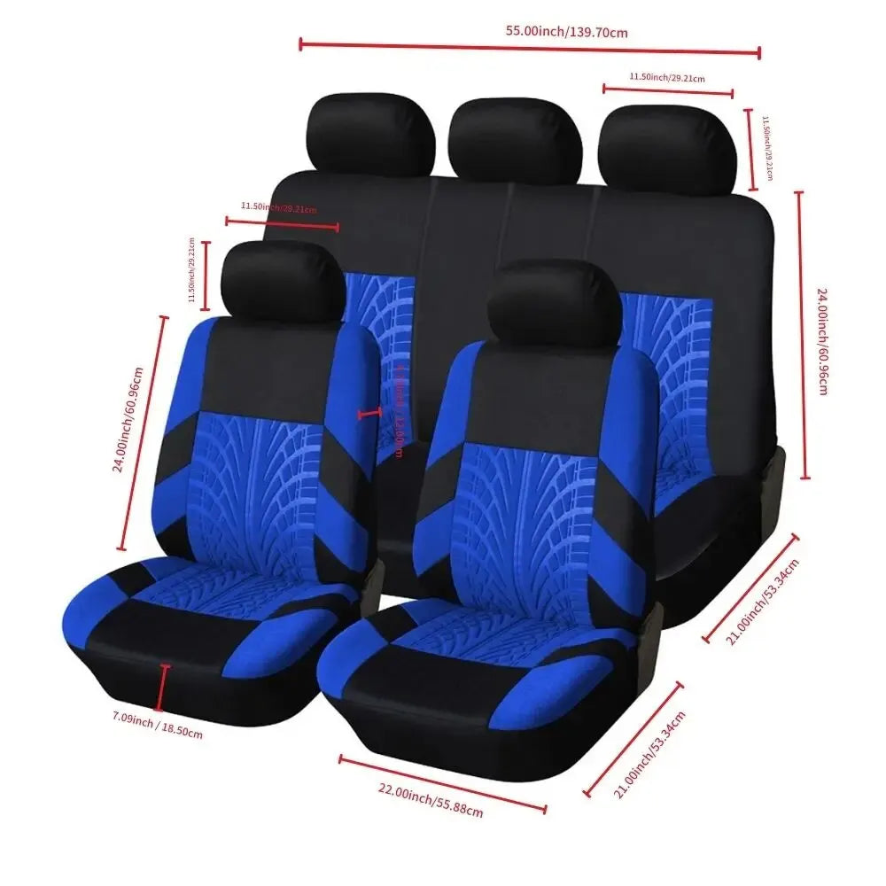 AUTOYOUTH Fabric Car Seat Covers – Colour & Pack Options