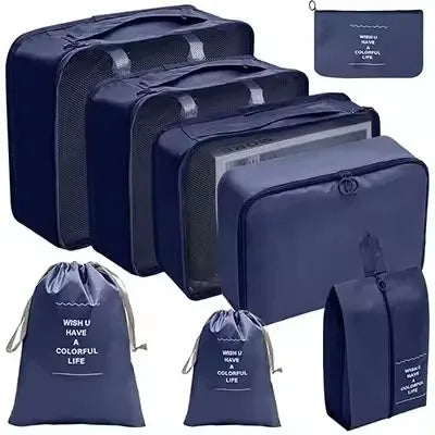 8-Piece Travel Packing Organizer Set