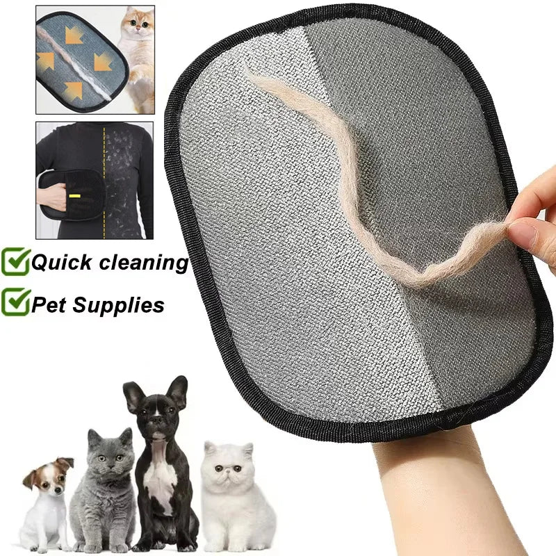 Pet Hair Remover Gloves – Portable Washable Dehairing Cleaning Gloves