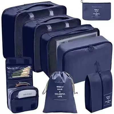 8-Piece Travel Packing Organizer Set