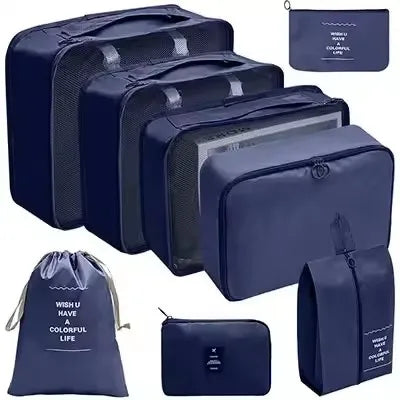 8-Piece Travel Packing Organizer Set