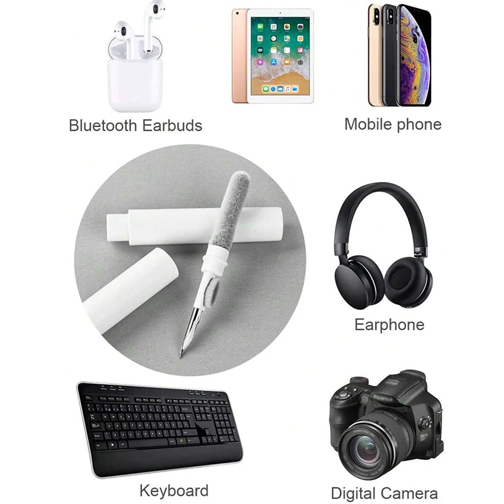 Earphone & Camera Cleaning Pen – Portable Brush for Wireless Earbuds