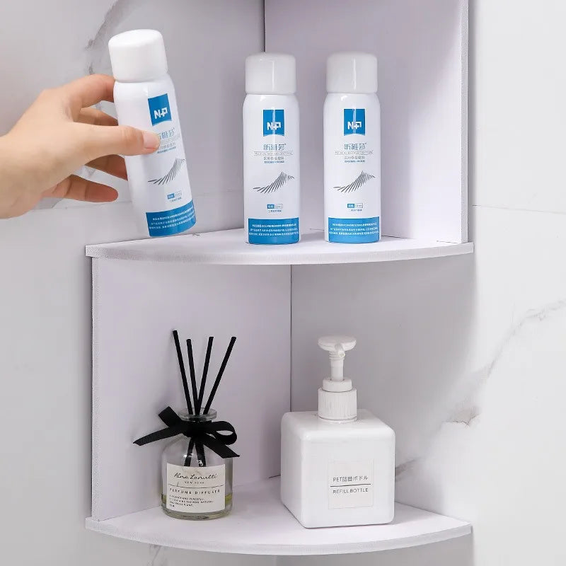 5-Tier Zigzag Corner Wall Shelf