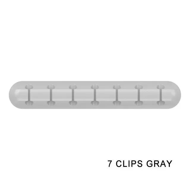 Self-Adhesive Silicone Cable Organizer