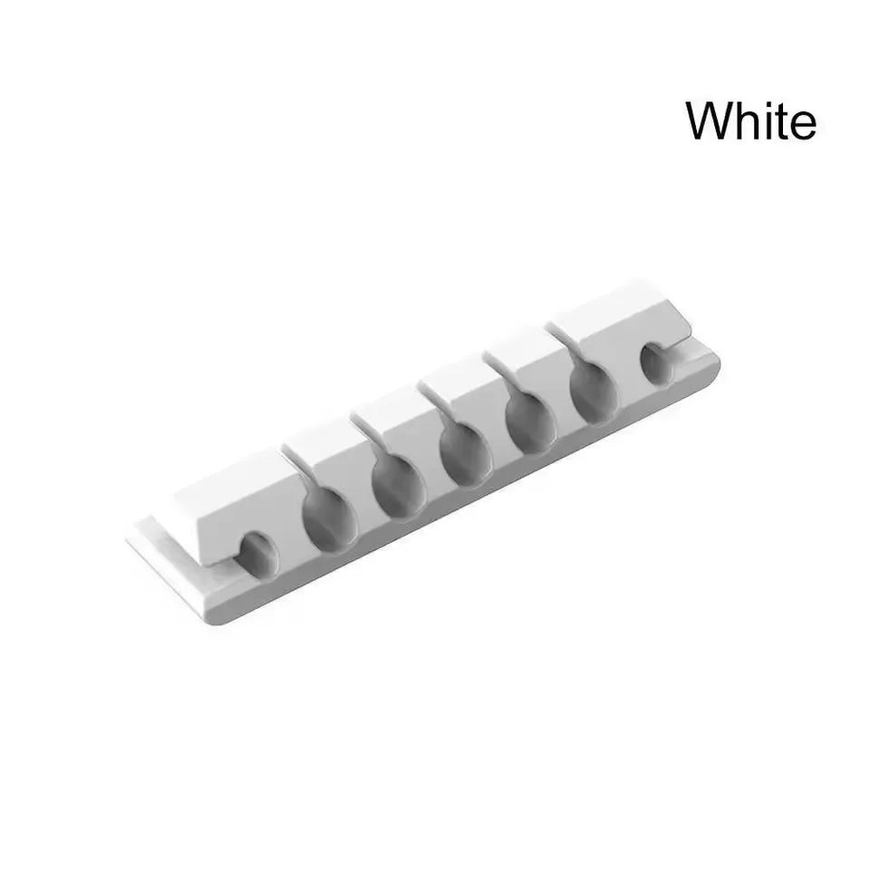 Silicone Cable Organizer Clips – Single & Multi-Slot Options