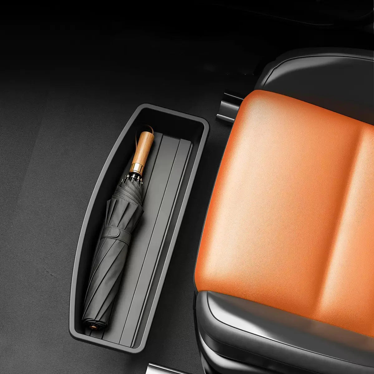 Car Under-Seat Drawer Organizer – Anti-Slip ABS Storage Tray