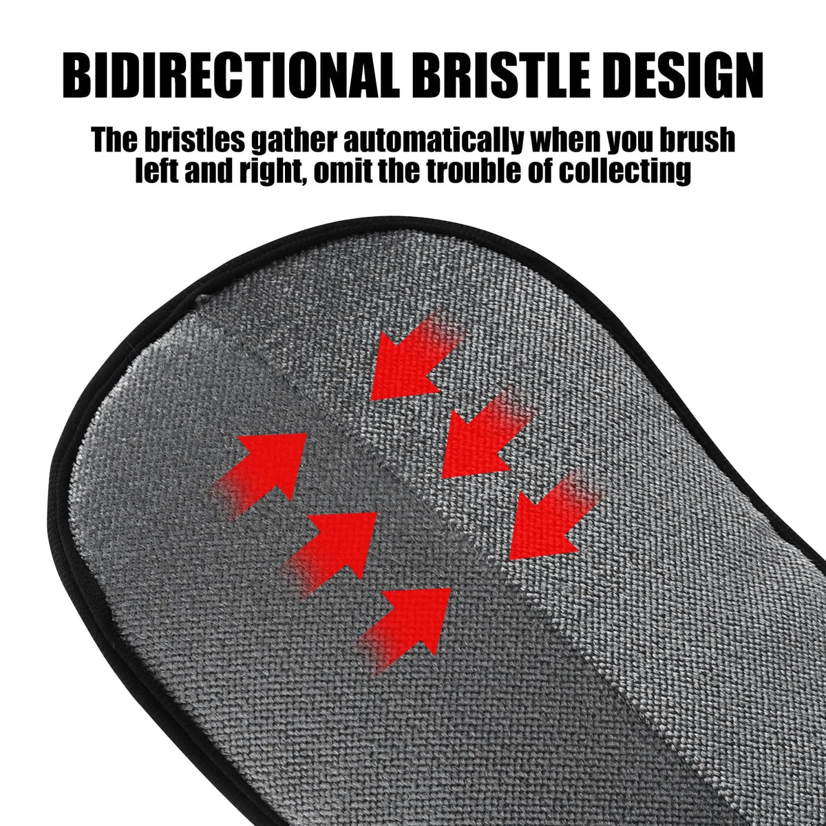 Double-Sided Pet Hair Removal Gloves – Reusable Static Grooming Gloves for Carpets & Furniture