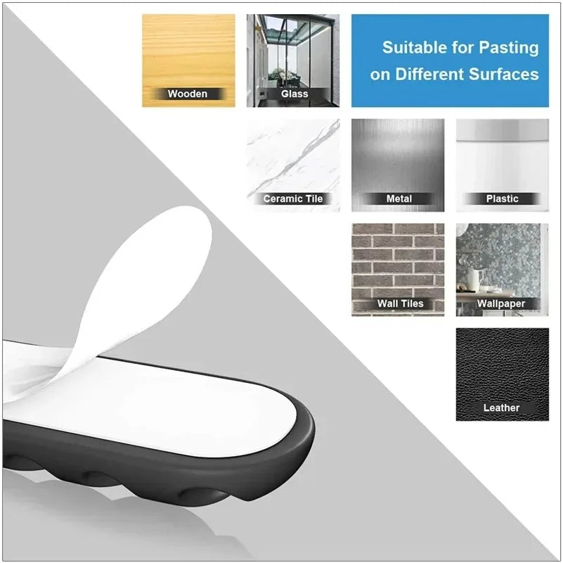 Self-Adhesive Silicone Cable Holder Clips