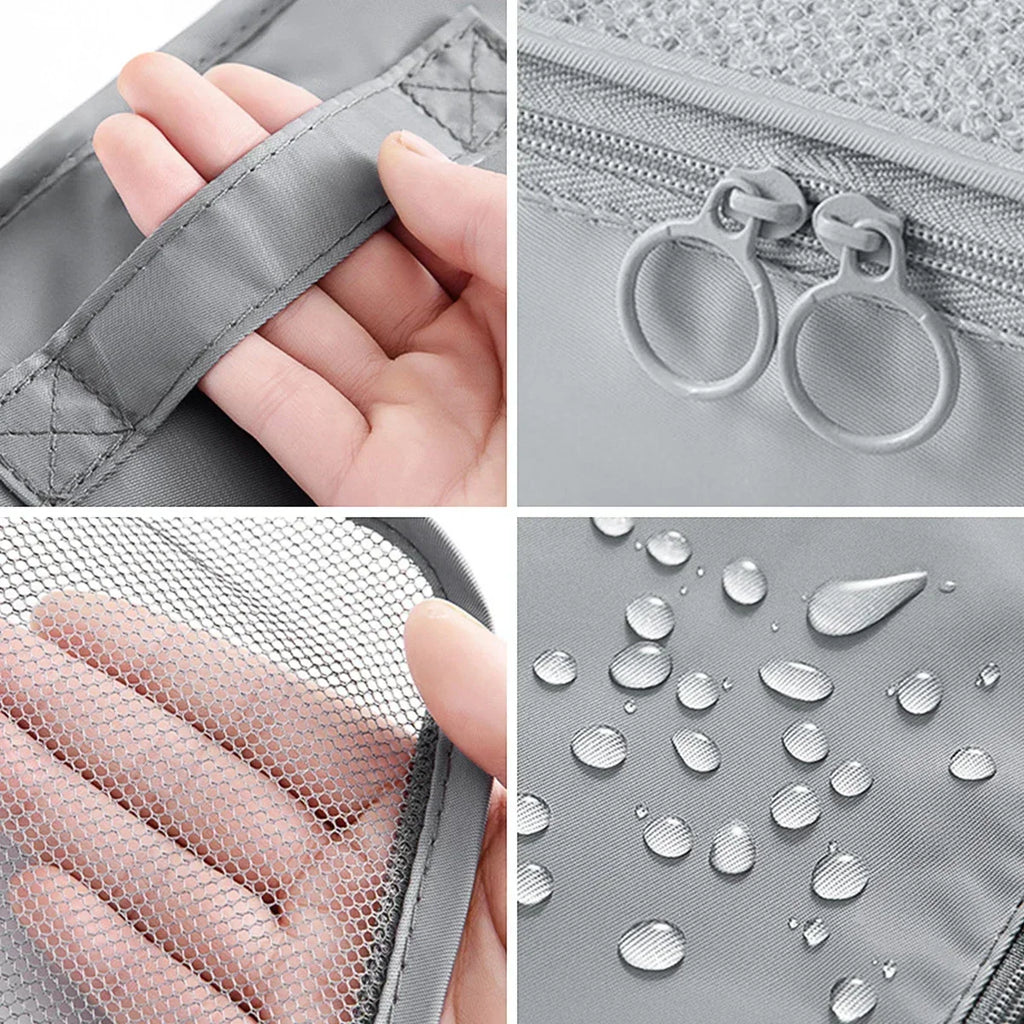 7-Piece Zippered Travel Packing Cube Set