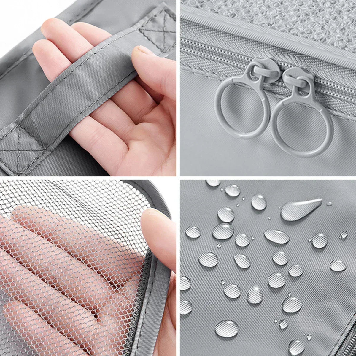 7-Piece Zippered Travel Packing Cube Set