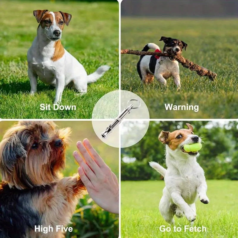 Adjustable-Pitch Dog Training Whistle – 1 or 2 Pack