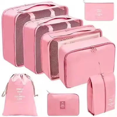 8-Piece Travel Packing Organizer Set