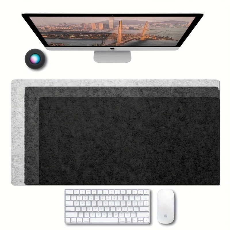 Large Size Gaming Mouse Pad Non-slip Wool Felt Mousepad Office Desk Mat Protector Table Laptop Cushion Keyboard Mat Premium