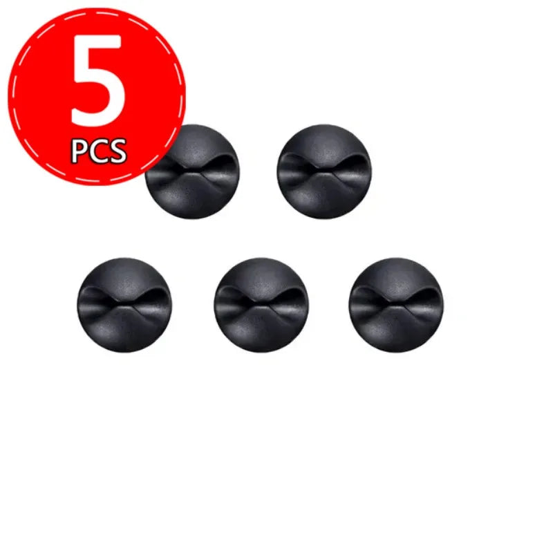 Self-Adhesive Silicone Cable Holder Clips