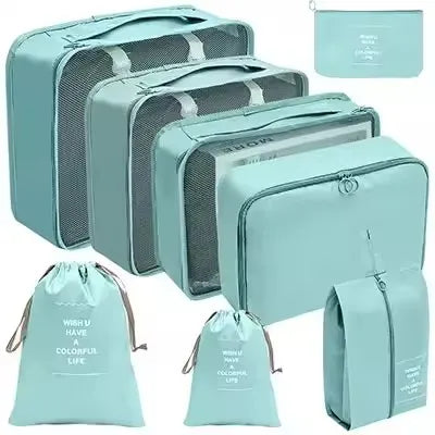 8-Piece Travel Packing Organizer Set