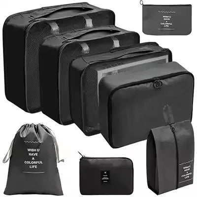 8-Piece Travel Packing Organizer Set