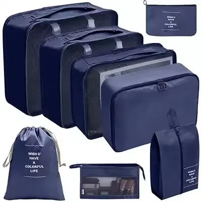 8-Piece Travel Packing Organizer Set