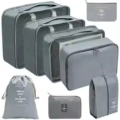 8-Piece Travel Packing Organizer Set