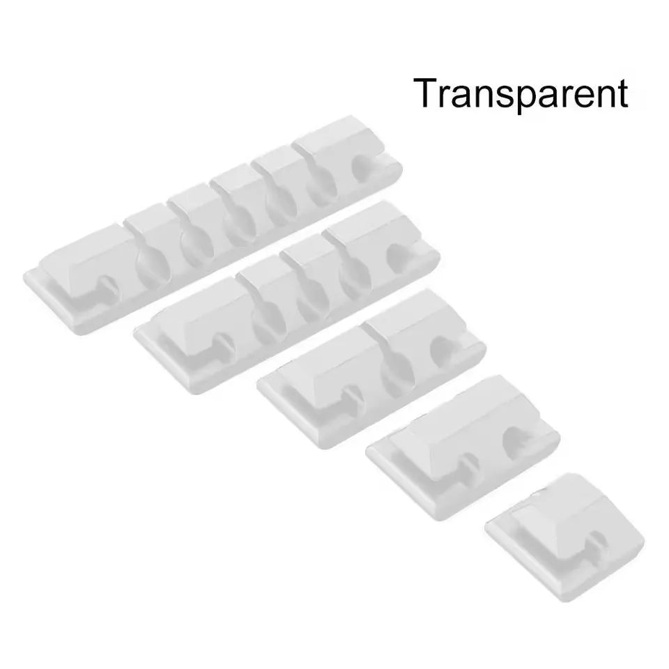 Silicone Cable Organizer Clips – Single & Multi-Slot Options