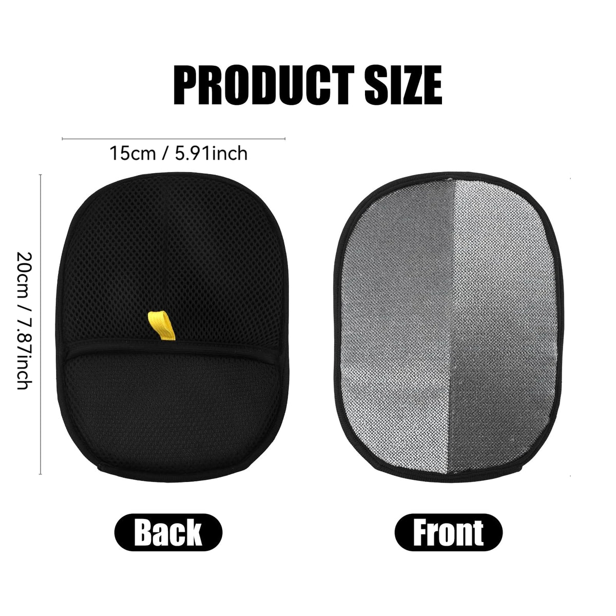Double-Sided Pet Hair Removal Gloves – Reusable Static Grooming Gloves for Carpets & Furniture