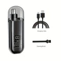 Nose & Ear Hair Trimmer for Men – USB-C Rechargeable Grooming Kit