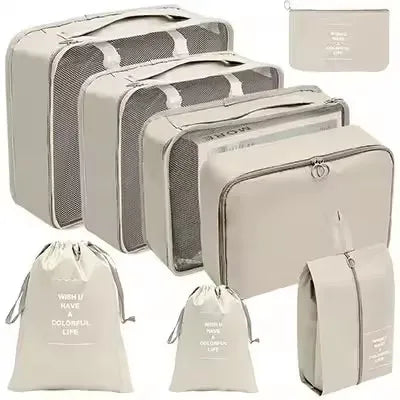 8-Piece Travel Packing Organizer Set