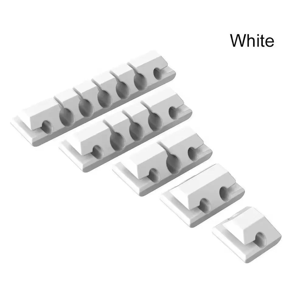 Silicone Cable Organizer Clips – Single & Multi-Slot Options