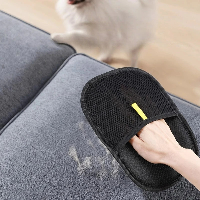 Pet Hair Remover Gloves – Portable Washable Dehairing Cleaning Gloves