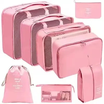 8-Piece Travel Packing Organizer Set