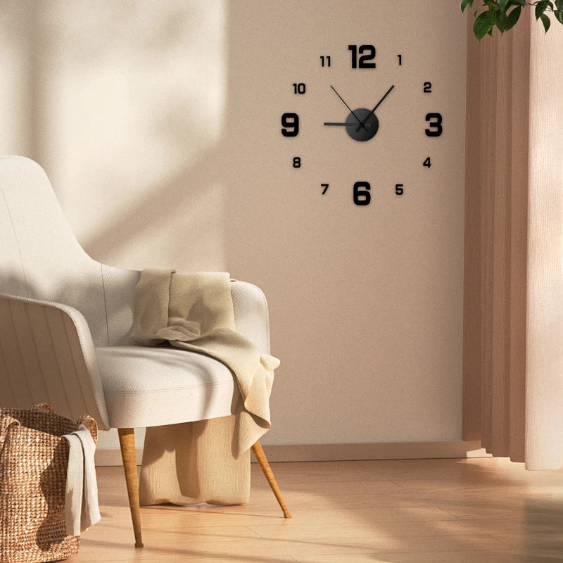 Clock Abstract Art Floating Home Décor, Vases and Decorative Wall Art - DailyEdge