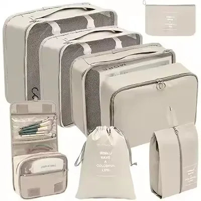 8-Piece Travel Packing Organizer Set