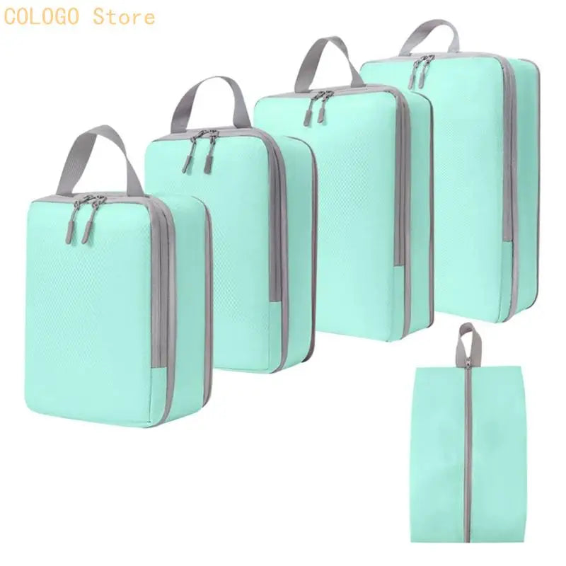 5-Piece Packing Cube & Shoe Bag Set