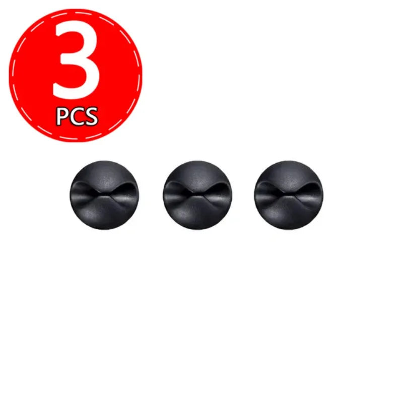 Self-Adhesive Silicone Cable Holder Clips