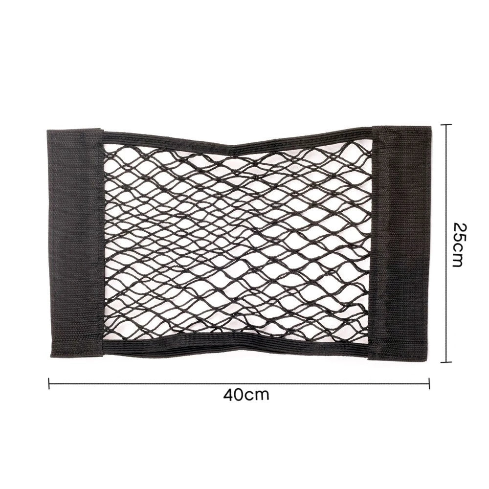 Car Seat Back Mesh Net Organizer – Universal Storage Pocket Bag