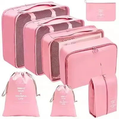 8-Piece Travel Packing Organizer Set
