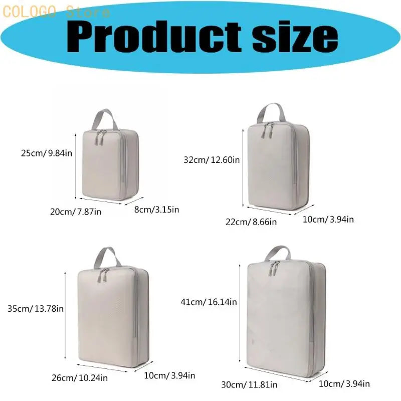 5-Piece Packing Cube & Shoe Bag Set