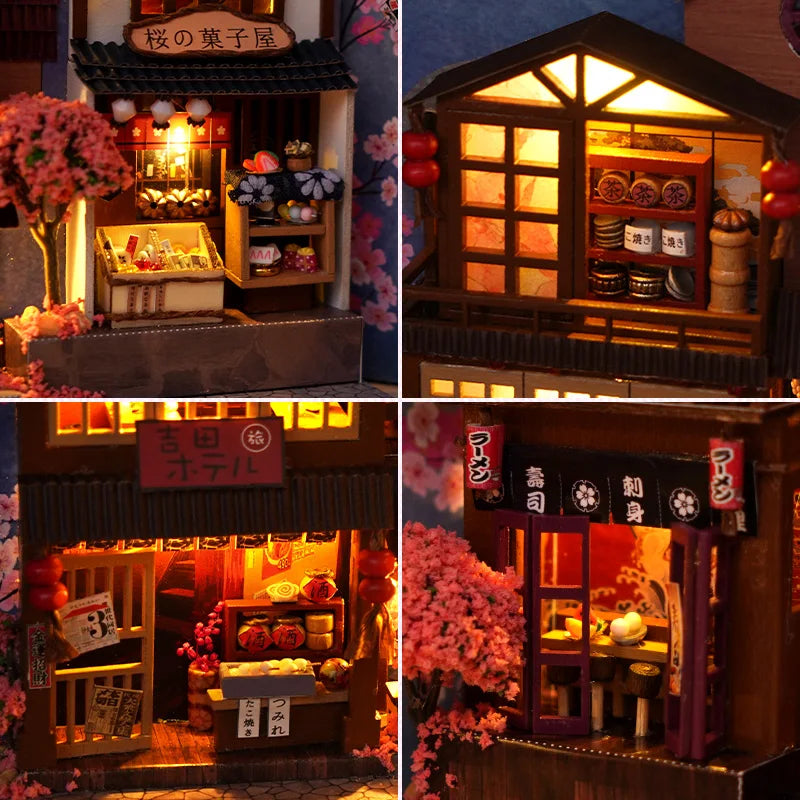 DIY Japanese Street Book Nook Kit