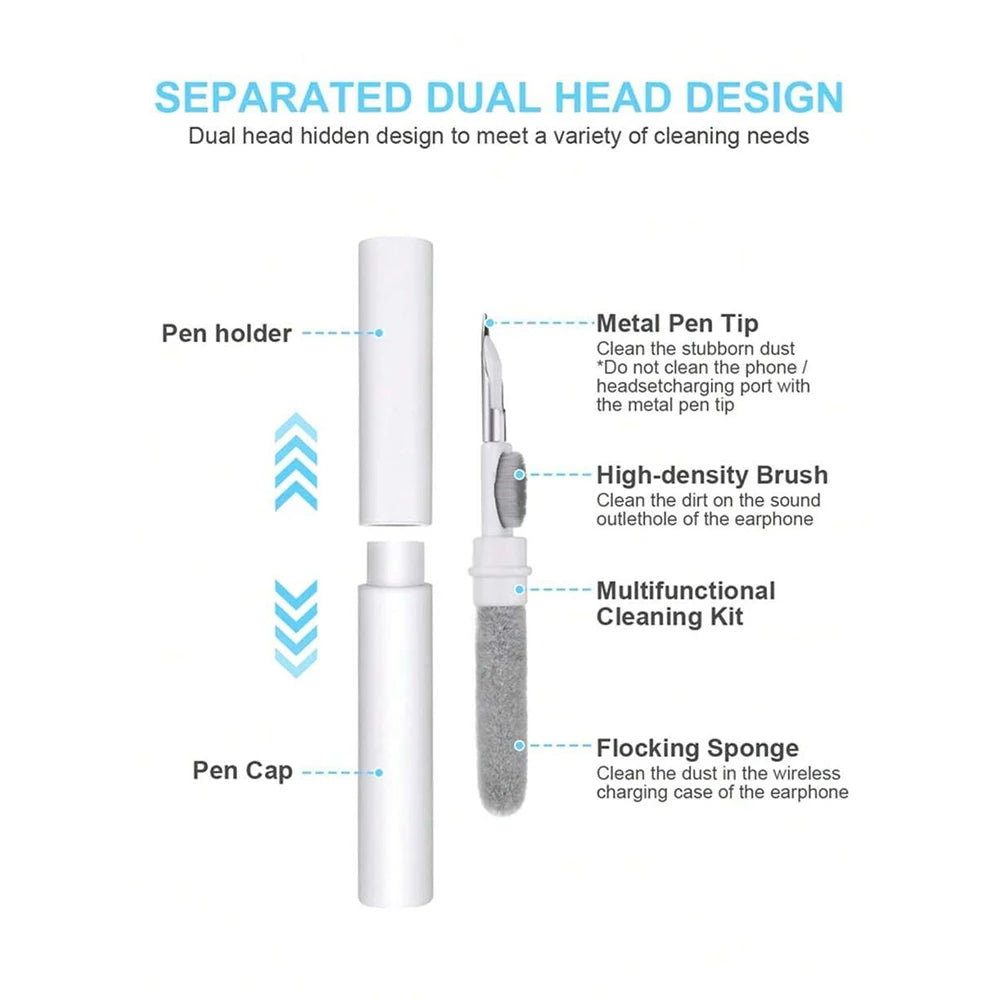 Earphone & Camera Cleaning Pen – Portable Brush for Wireless Earbuds