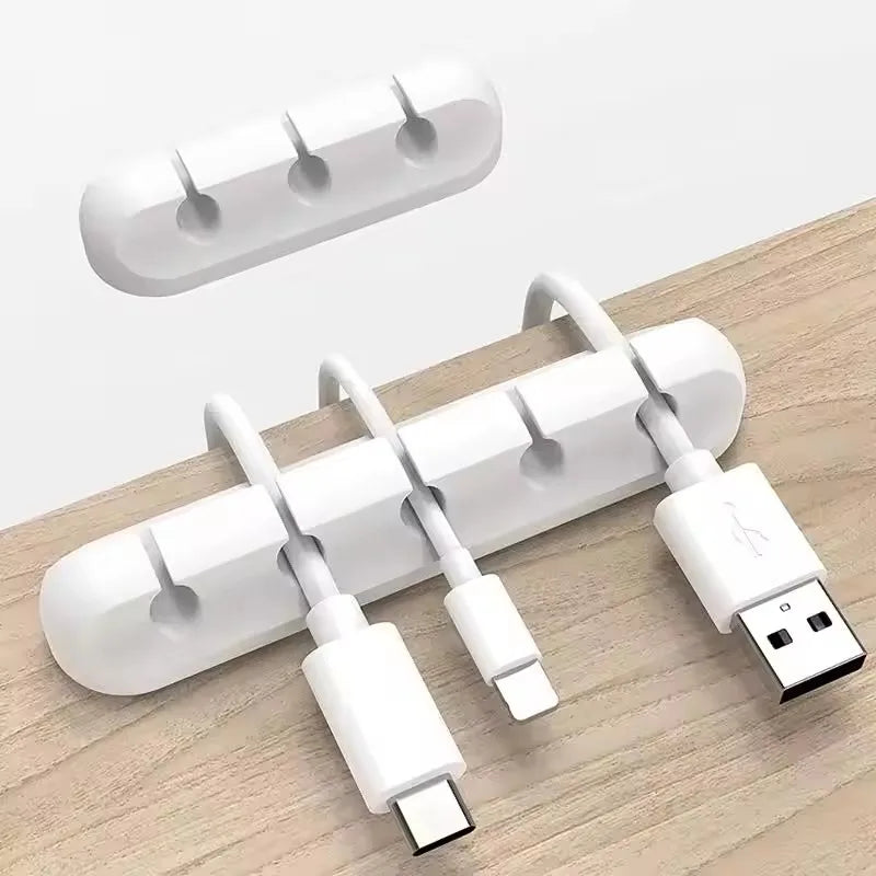 Self-Adhesive Silicone Cable Organizer