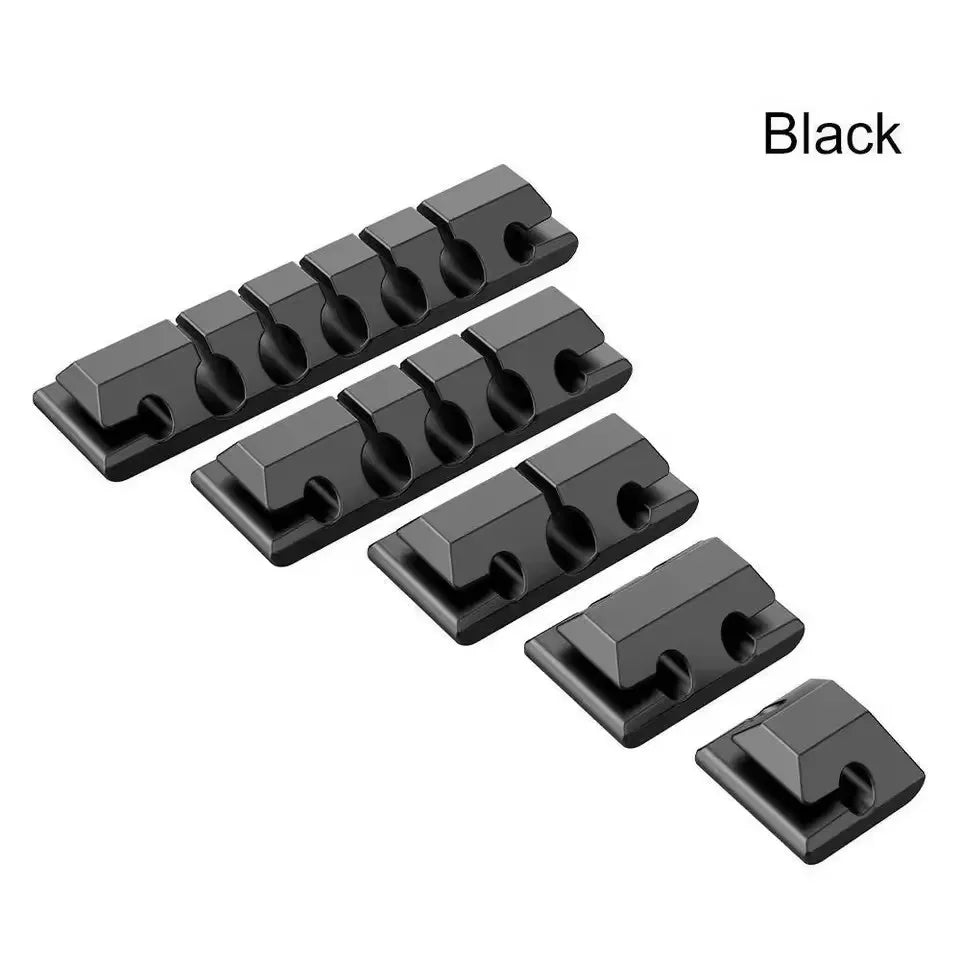 Silicone Cable Organizer Clips – Single & Multi-Slot Options