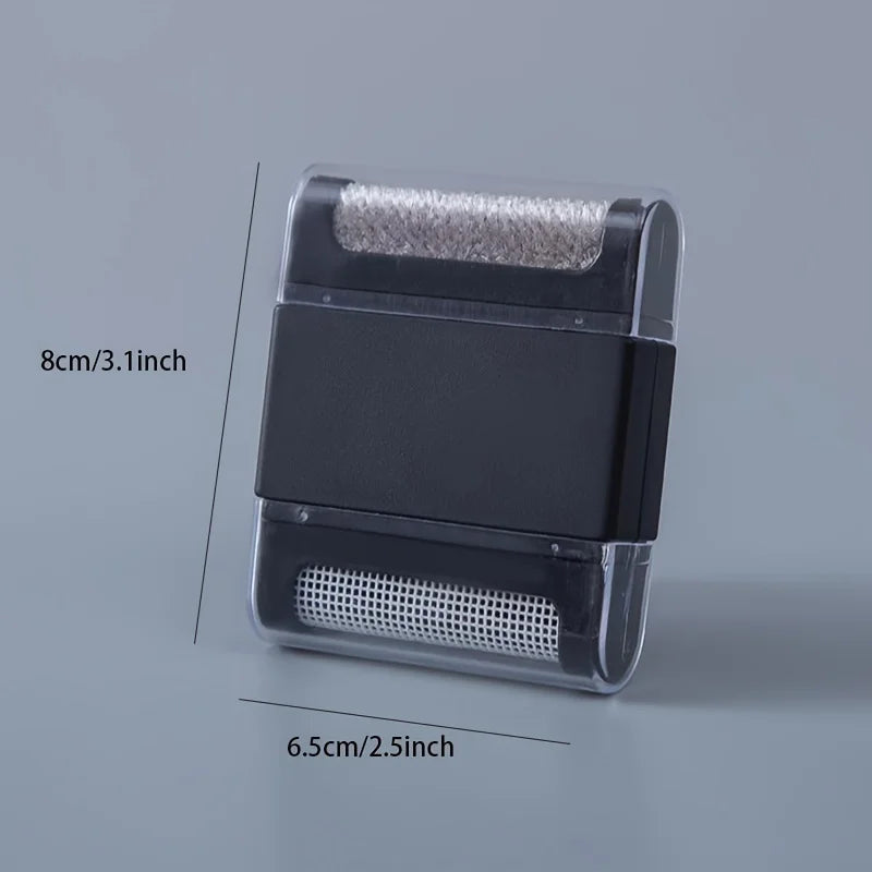 Portable Mini Lint Roller – Reusable Carpet & Clothes Hair Remover Brush