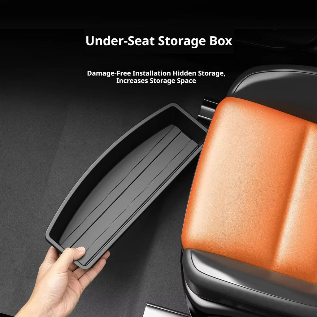 Car Under-Seat Drawer Organizer – Anti-Slip ABS Storage Tray
