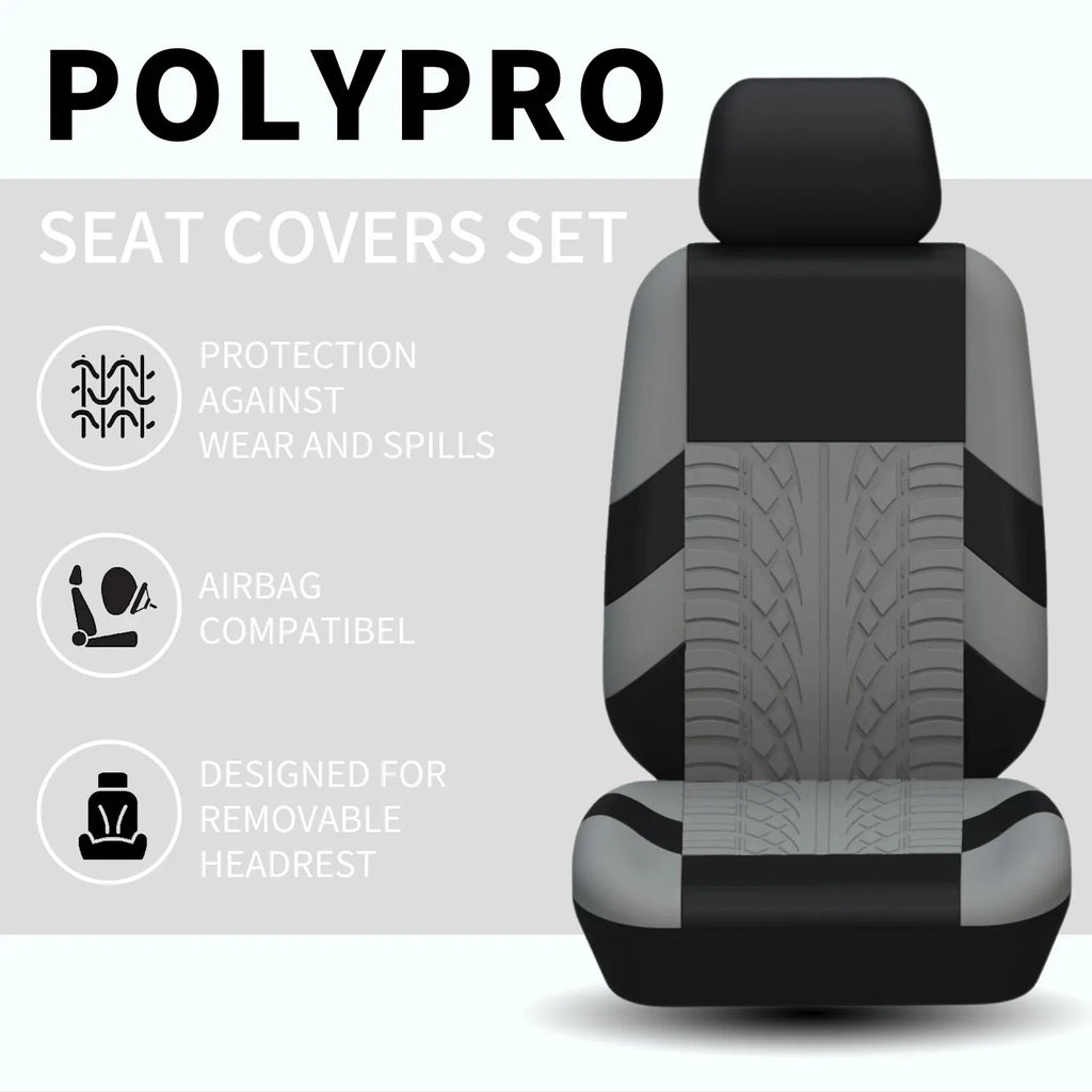 AUTOYOUTH Fabric Car Seat Covers – Colour & Pack Options