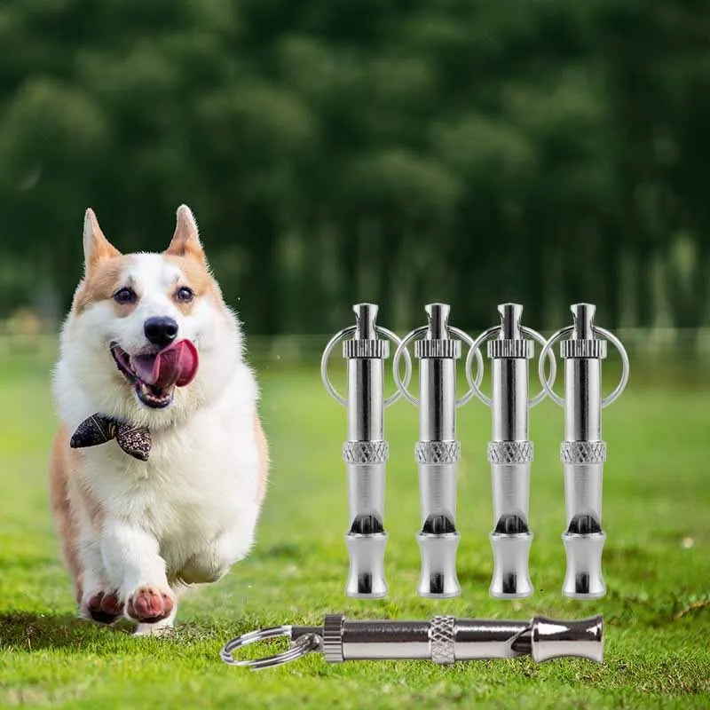 Adjustable-Pitch Dog Training Whistle – 1 or 2 Pack
