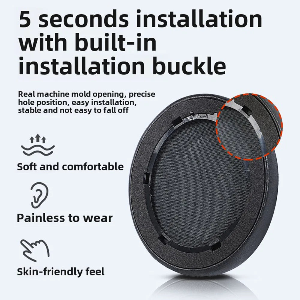 Ear Pad For Anker Soundcore Life Q10 Q20 Q30 Q35 Headphones Memory Foam Replacement Earpads Foam Ear Pads Cushions High Quality
